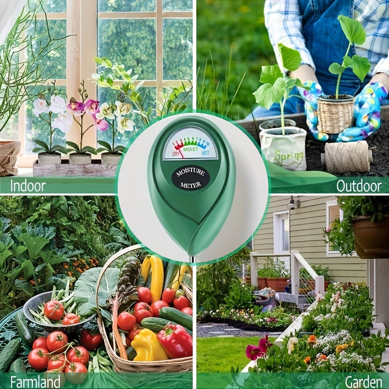 1pc Soil Moisture Meter, Soil Hygrometer For Plants, Soil Water Gauge Meter Indoor Outdoor, Soil Moisture Sensor For Garden, Lawn, Farm Plants Care